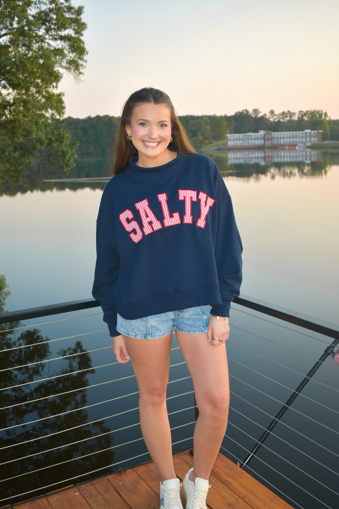 Stay Salty Mockneck