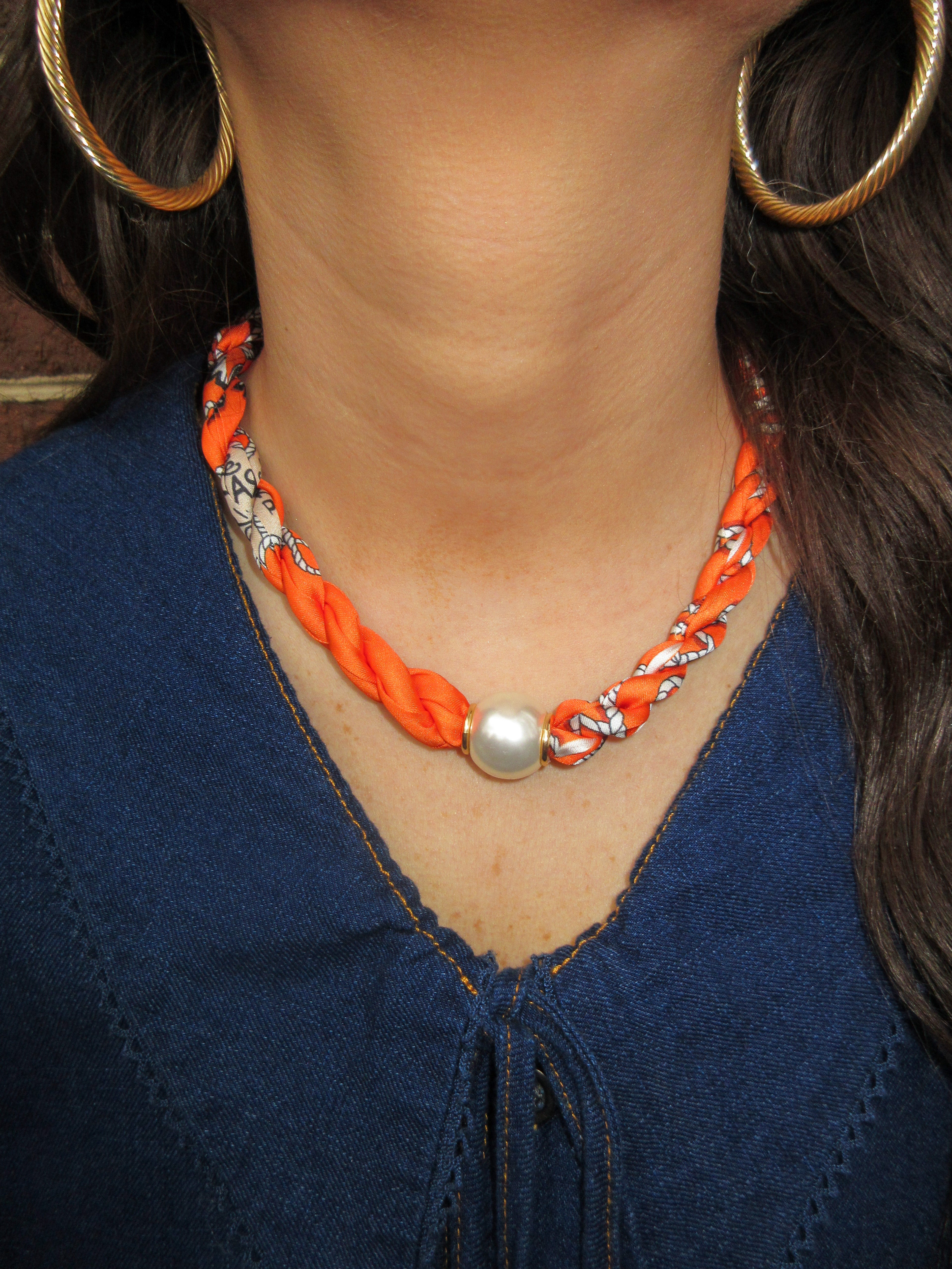 Twisted Pearl Necklace