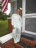 Green Striped Set