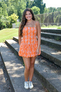 Purple and Orange Perfection Dress